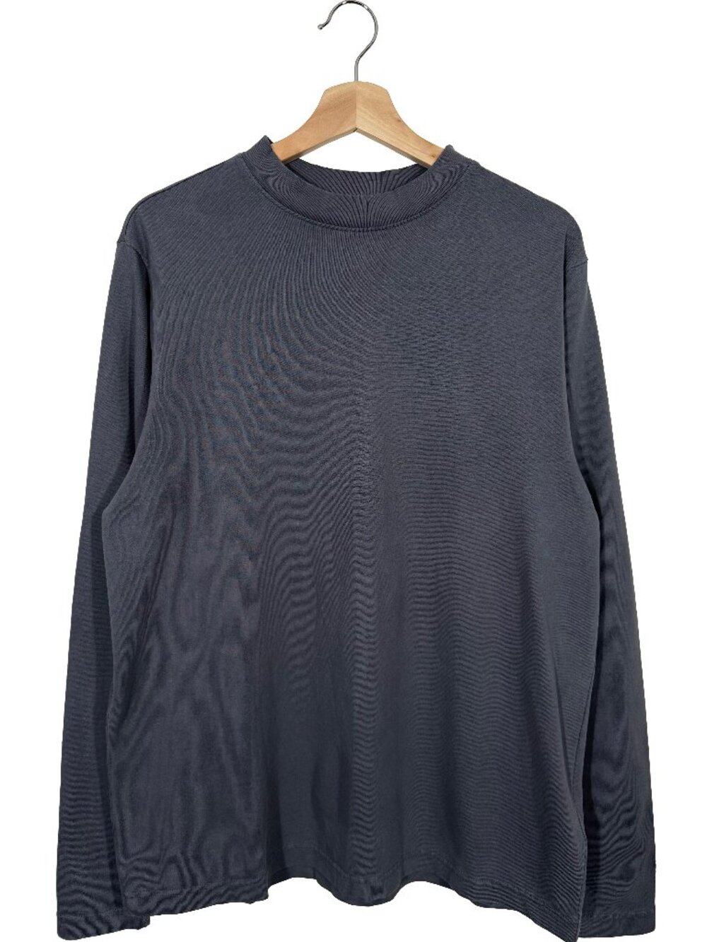 Yeezy x GAP H03 Regular Fit Long-sleeve Crewneck T-shirt Dark Gray men's size XS